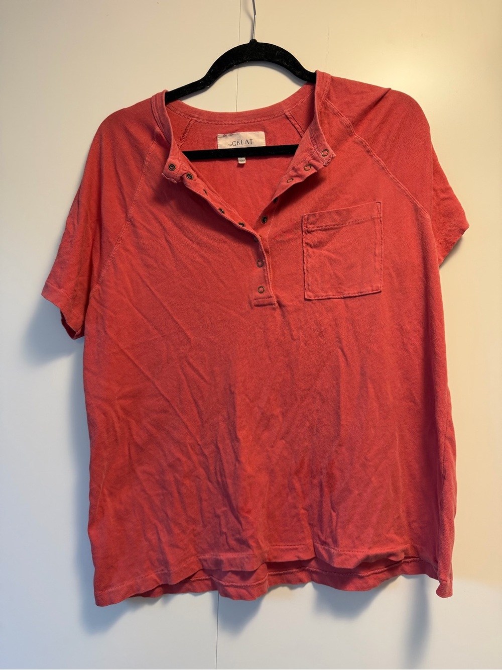 The great. Snap t-shirt